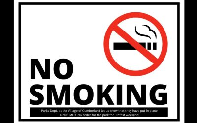 NO SMOKING at Cumberland Village Park!